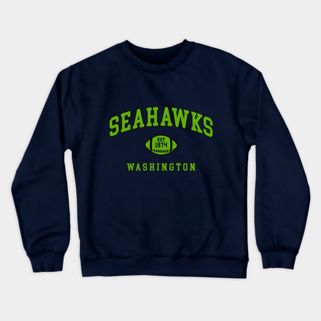 The Seahawks Crewneck Sweatshirt by CulturedVisuals